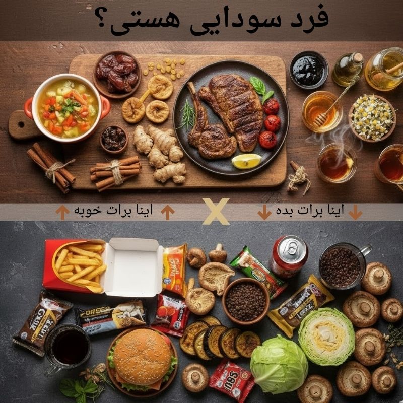 مزاج سودا یکی از 4 مزاج اصلی 